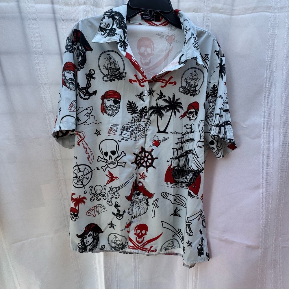 Pirate Themed Graphic Shirt